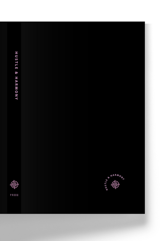 Hustle & Harmony Planner, Undated - Midnight & Bloom