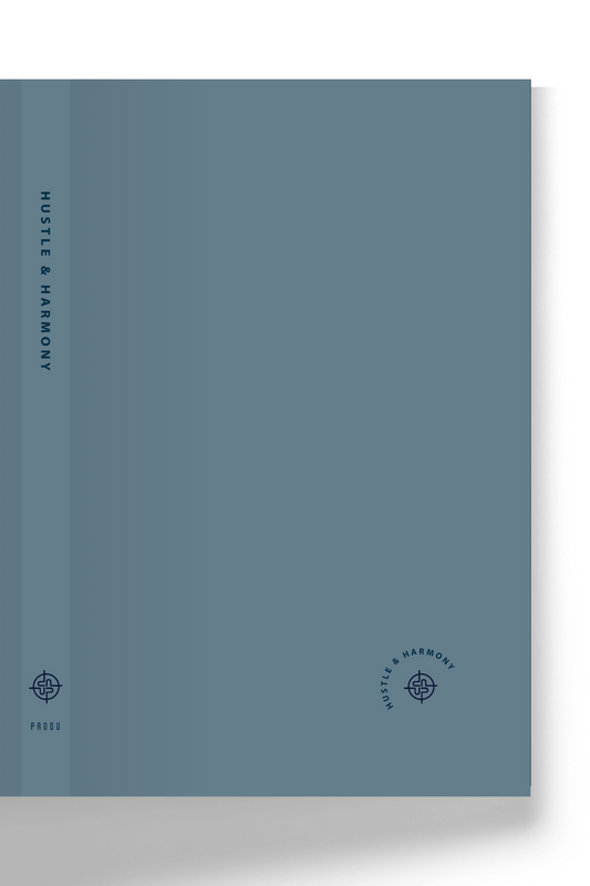 Hustle & Harmony Planner, Undated - Ocean Mist & Blue