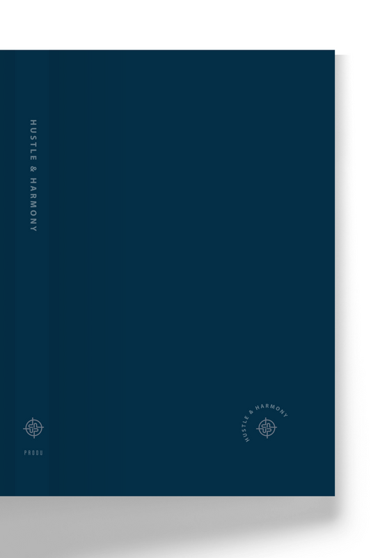 Hustle & Harmony Productivity Planner, Undated  - Blue & Ocean Mist